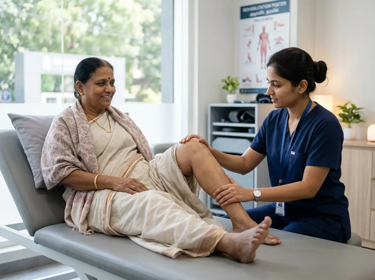 Post-operative clinical rehabilitation session at Pain Cure clinic